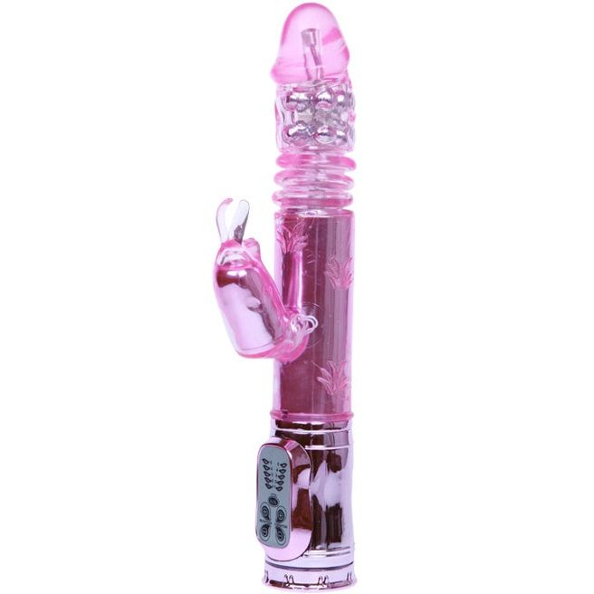 Baile Throbbing Bunny Vibrador Conejito Rosa 29 Cm