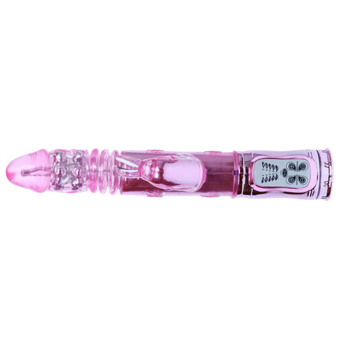 Baile Throbbing Bunny Vibrador Conejito Rosa 29 Cm