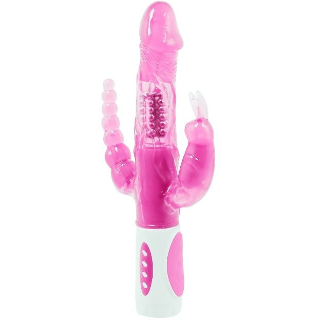 Baile Pretty Bunny Triple Vibrador Conejito 22,3 Cm