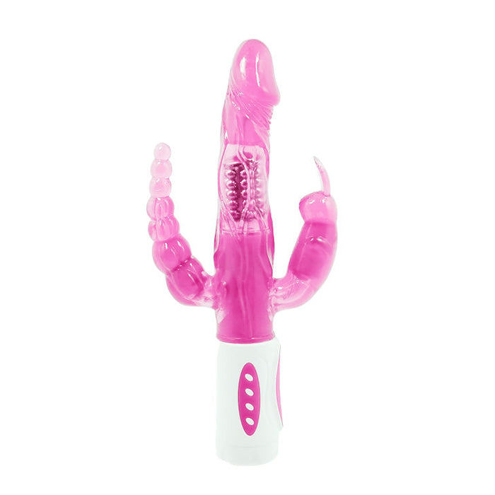 Baile Pretty Bunny Triple Vibrador Conejito 22,3 Cm