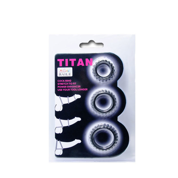 Baile Titan Set 3 Anillos Pene