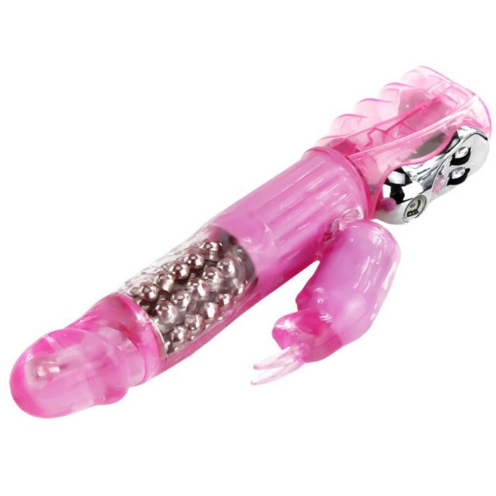 Baile Vibrador Conejito Rosa 25,5 Cm