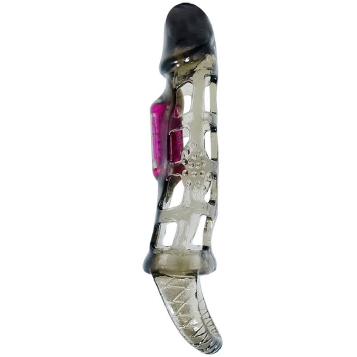 Baile Funda Pene Con Vibracion Y Strap Para Testiculos 13.5 Cm