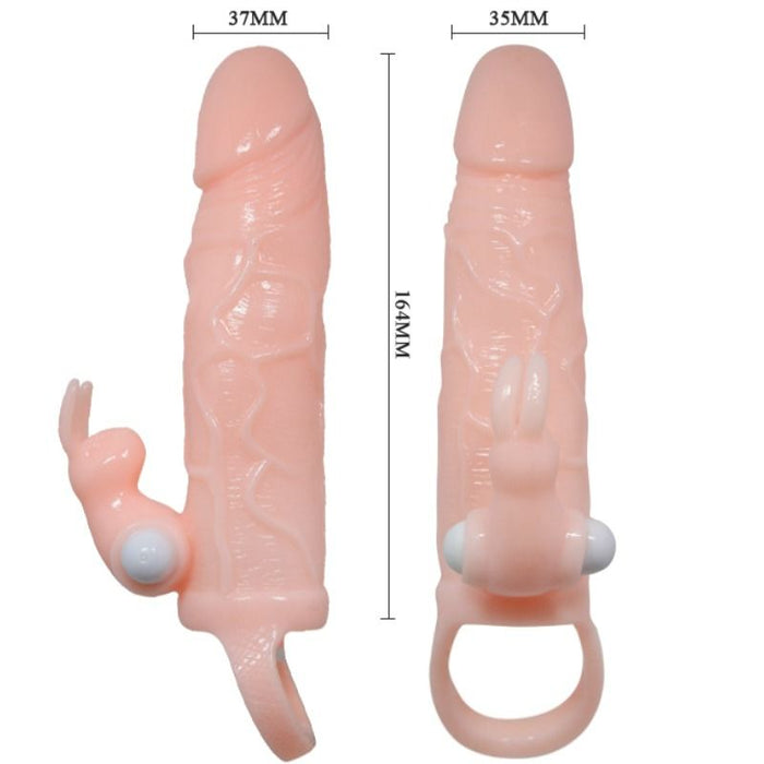 Baile Brave Man Funda Pene Con Rabbit 16.5 Cm