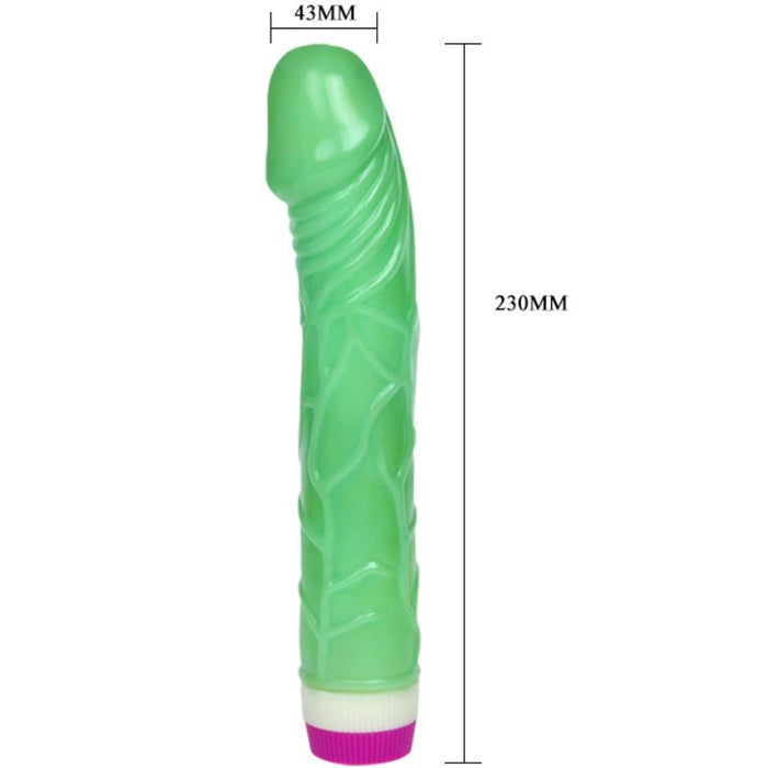 Baile Waves Of Pleasure Vibrador Verde 23 Cm