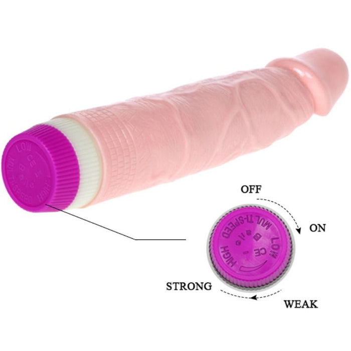 Baile Vibrador Realístico Para Principiantes 21.5 Cm