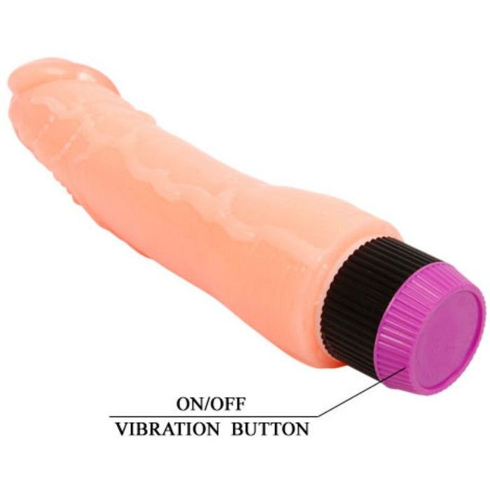 Baile Vibrador Realistico Flexible 24 Cm