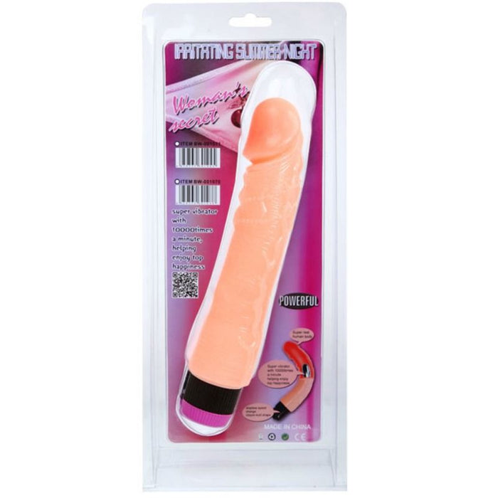 Baile Vibrador Realistico Flexible 24 Cm