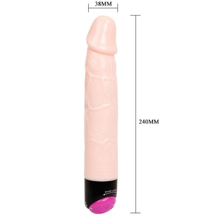 Baile Vibrador Realístico Con Rotacion 24 Cm