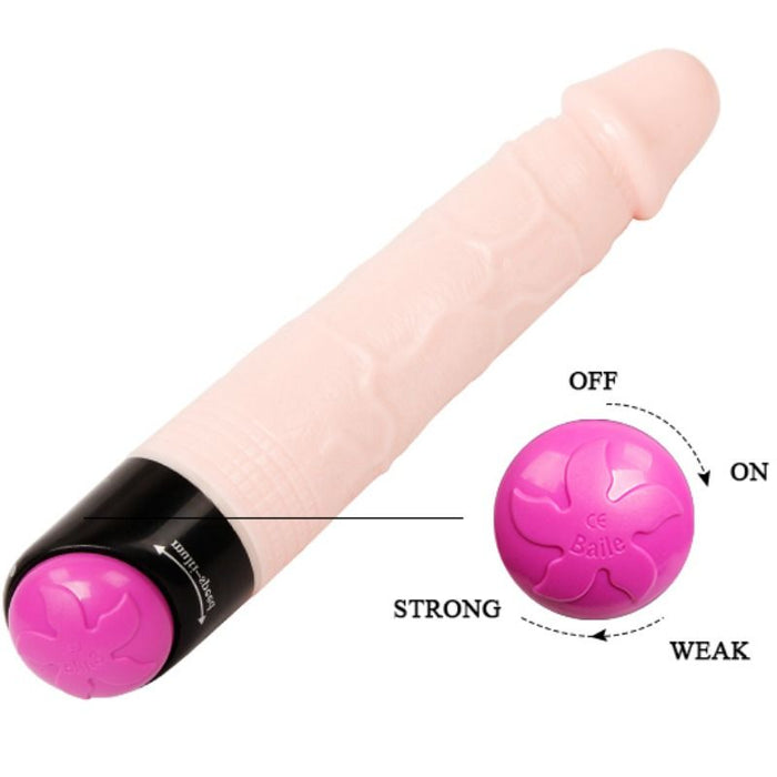 Baile Vibrador Realístico Con Rotacion 24 Cm