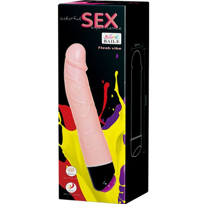 Baile Vibrador Realístico Con Rotacion 24 Cm