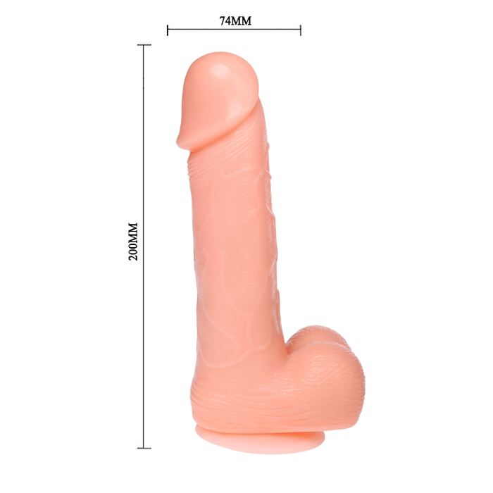 Baile Vibrador Realístico Con Rotacion 20 Cm