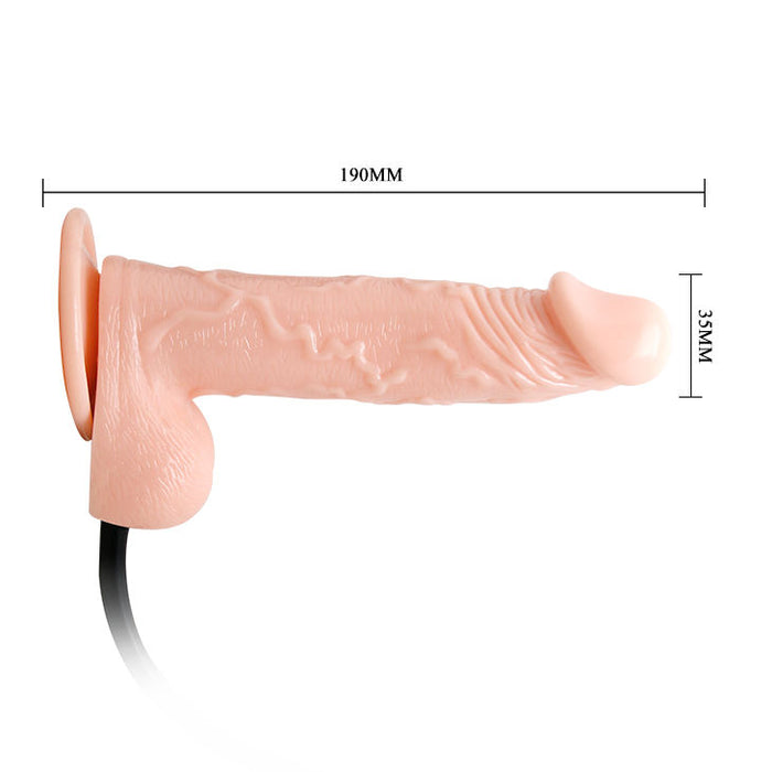 Baile Dildo Vibrante & Inflable 19 Cm