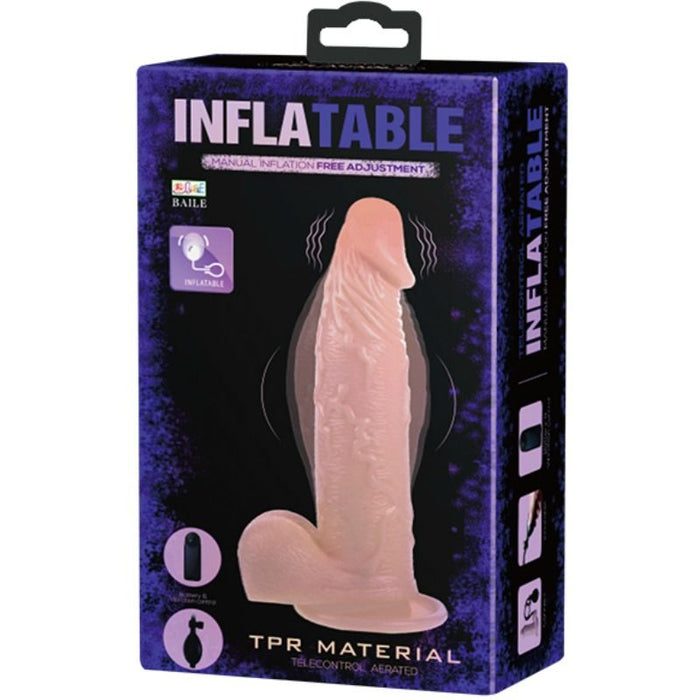 Baile Dildo Vibrante & Inflable 19 Cm