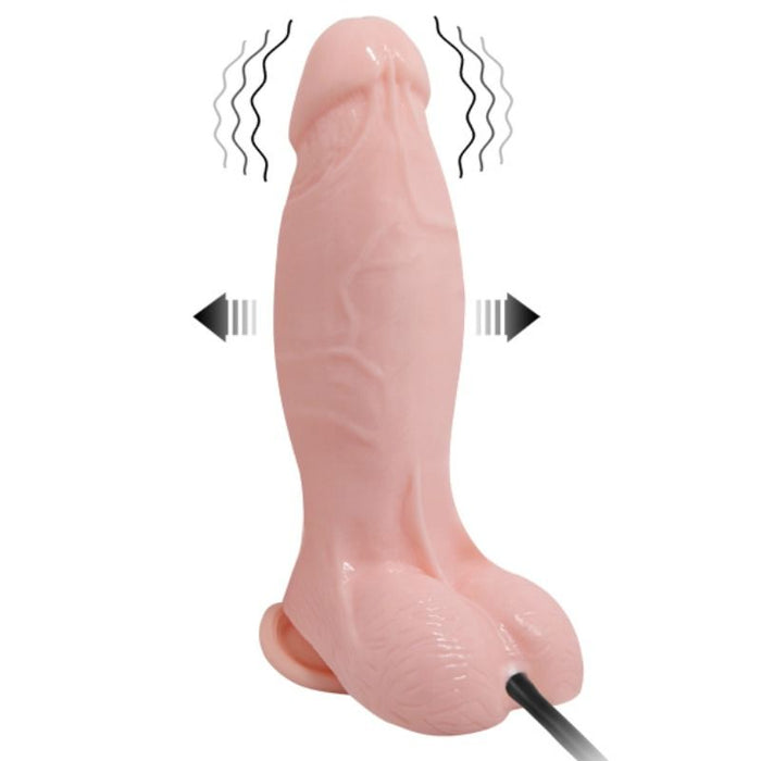 Baile Dildo Vibrante & Inflable 18.8 Cm