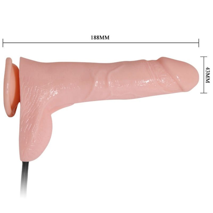 Baile Dildo Vibrante & Inflable 18.8 Cm