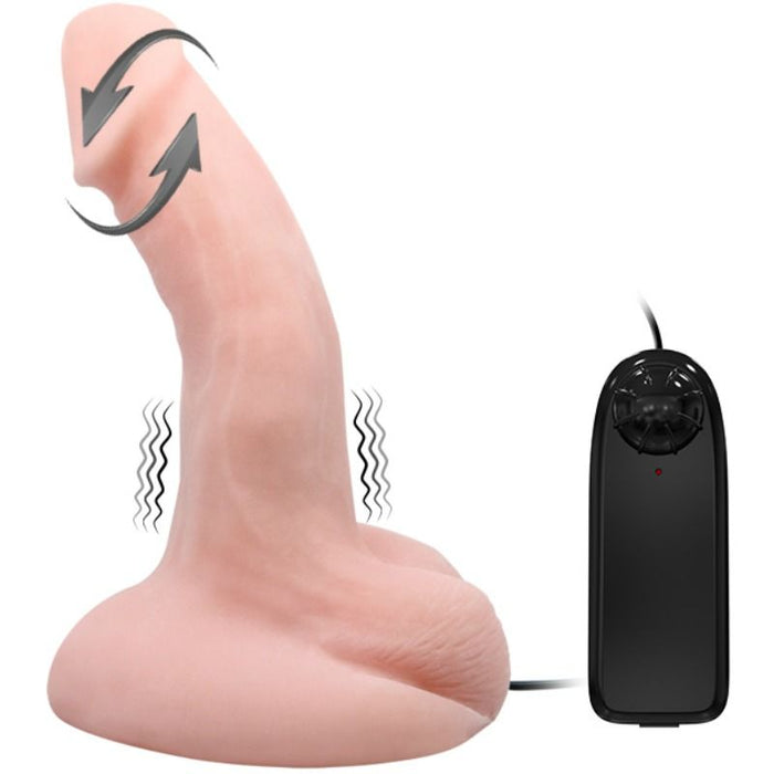 Baile Arbitrariness Dildo Funcion Vibracion Y Rotacion 20 Cm