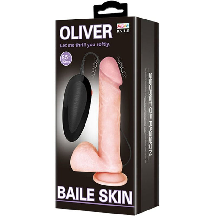 Baile Pretty Love Oliver Dildo Realistico Con Vibracion 19.5 Cm