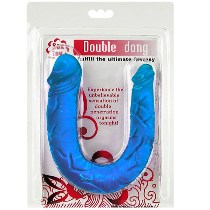 Baile Consolador Doble Azul 30,5 Cm