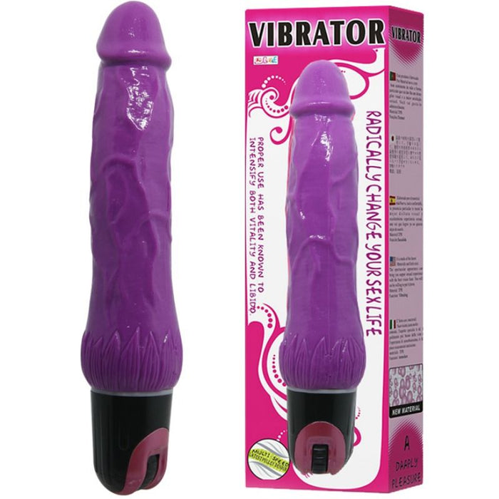 Baile Vibrador Multivelocidad Lila 24 Cm