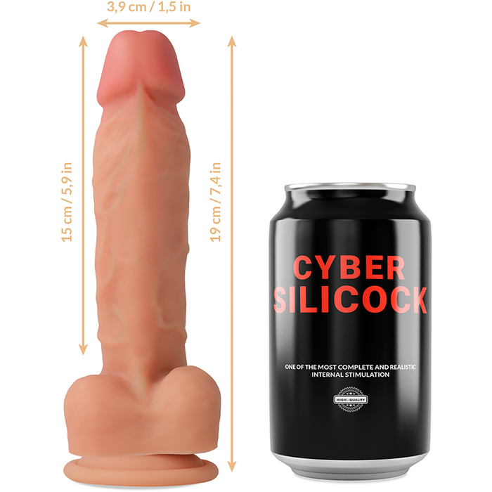 Oliver Arnés Strap-on con Dildo Realista de Silicona 19 cm