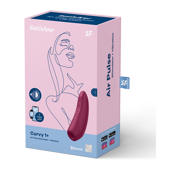 Satisfyer Curvy 1+ Estimulador De Pulso De Aire + Vibración