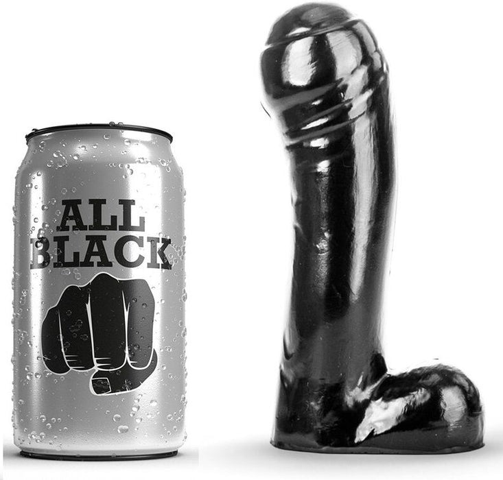 All Black Dildo Principiante 15 Cm