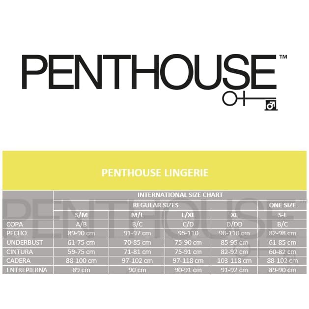 Penthouse Babydoll After Sunset Blanco