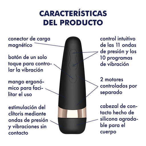 Satisfyer Pro 3+ Vibration Vibrador De Presión De Aire