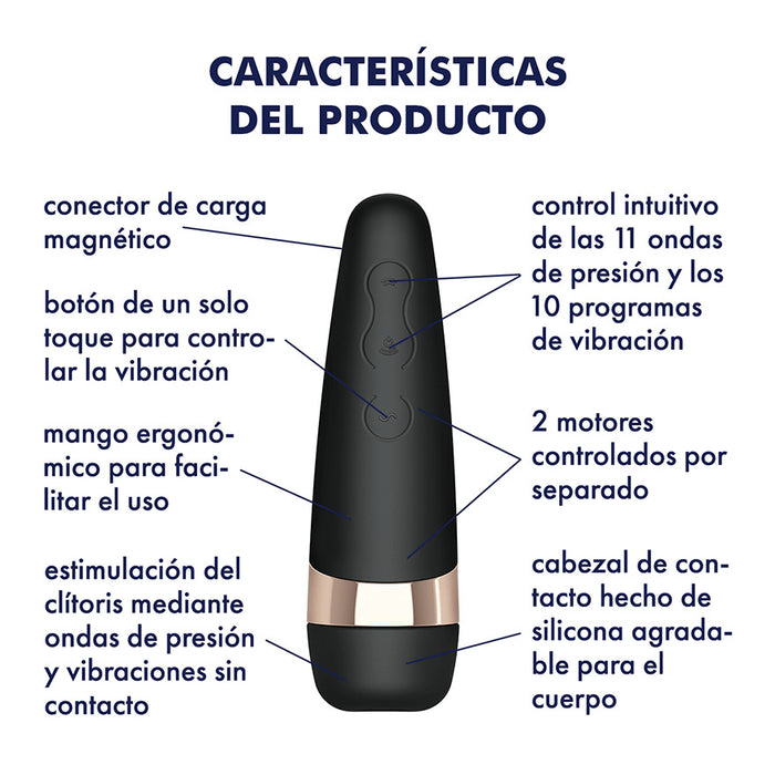 Satisfyer Pro 3+ Vibration Vibrador De Presión De Aire