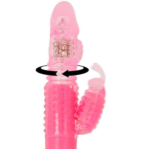 Ohmama Vibrador Rotador Con Conejito 25.5 Cm