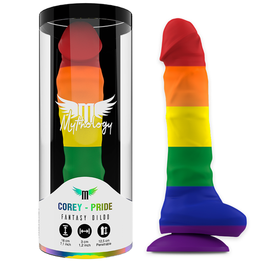 Mythology Devon Pride Dildo 18 Cm