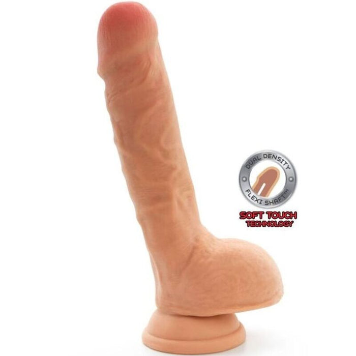 Get Real Dual Density Dildo Con Testiculos 18 Cm