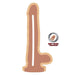 Get Real Dual Density Dildo Con Testiculos 18 Cm