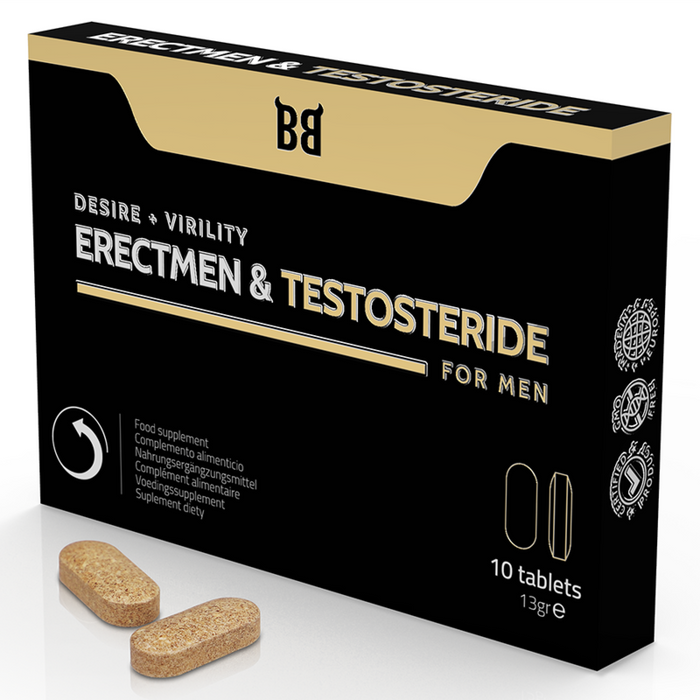 Spartan Erectmen & Testosteride 10 Capsulas