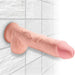 King Cock Dildo Realistico Con Testiculos 19.4 Cm