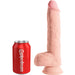 King Cock Dildo Realistico Con Testiculos 19.4 Cm