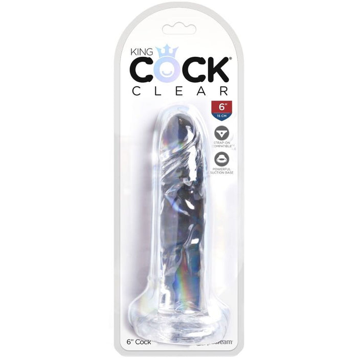 King Cock Clear Dildo Realistico 15.5 Cm