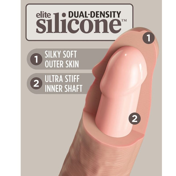 King Cock Elite Arnes Ajustable Para Principiantes Con Dildo 15.2 Cm