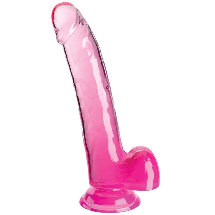 King Cock Clear Dildo Con Testiculos 20.3 Cm