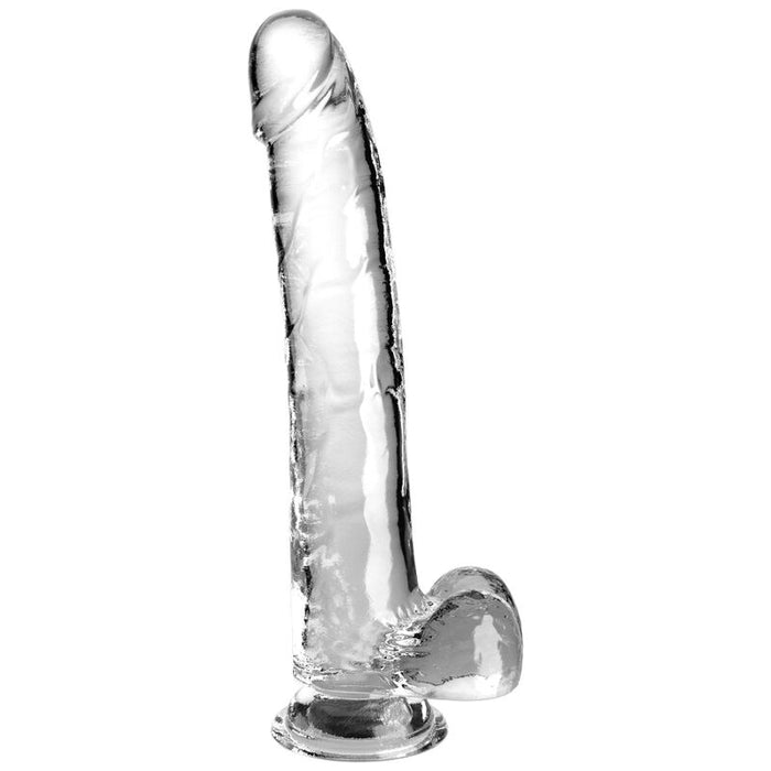King Cock Clear Dildo Con Testiculos 24.8 Cm