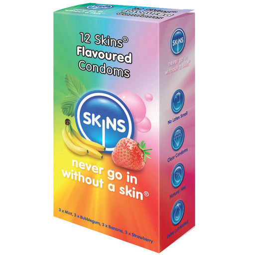 Skins Preservativos Mix Sabores 12 Unidades