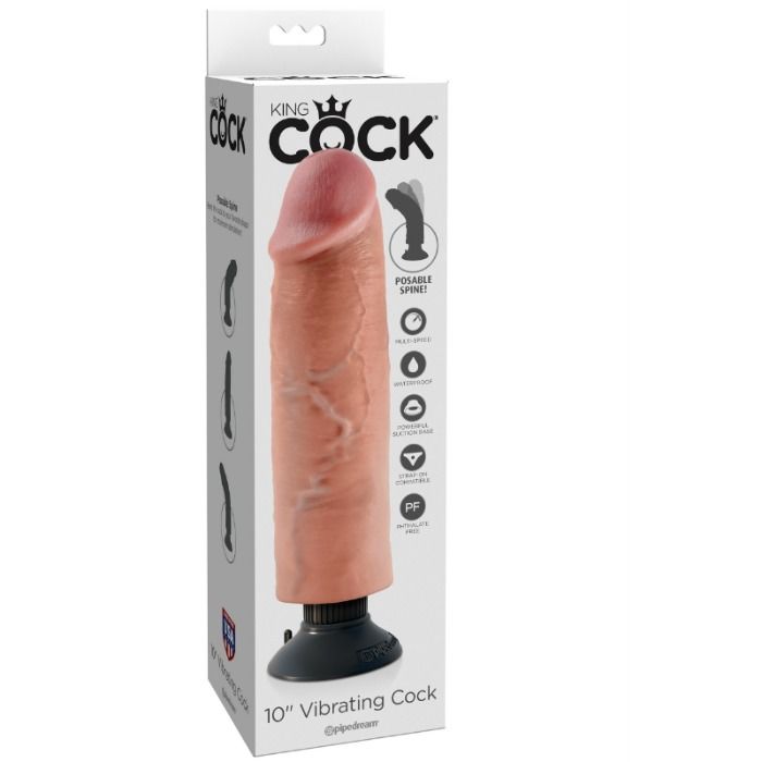 King Cock Vibrador Realistico 25,5 Cm