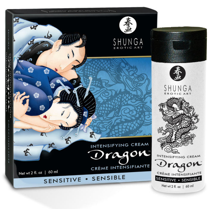 Shunga Dragon Crema Sensitive Para Parejas 60 Ml