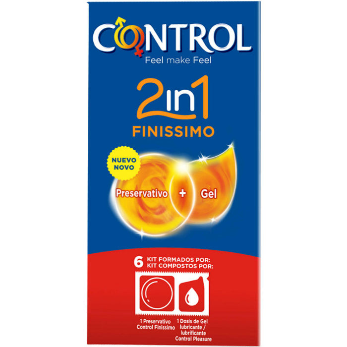 Control 2 En 1 Finisimo Preservativos 6 Unidades