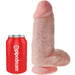 King Cock Dildo Realistico Chubby Con Testiculos 23 Cm