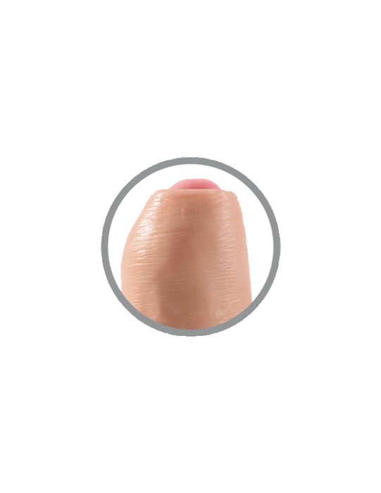 King Cock Dildo Realistico Uncut Natural 25 Cm