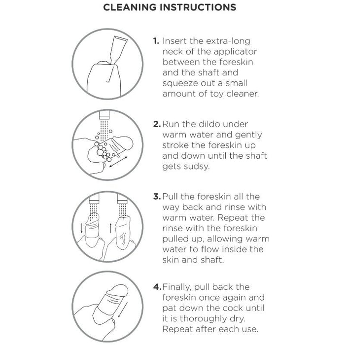 King Cock Dildo Realistico Uncut Natural 17 Cm