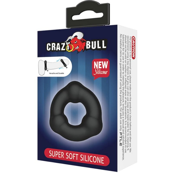 Crazy Bull Anillo Silicona Super Suave Con Nodulos