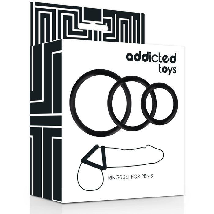 Addicted Toys 3 Anillos De Pene